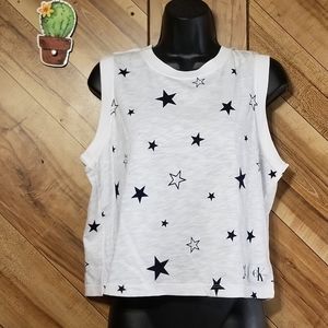 CALVIN KLEIN JEANS Cropped Solid Muscle Tee